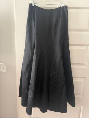 Victor Costa Black A-Line Full Skirt